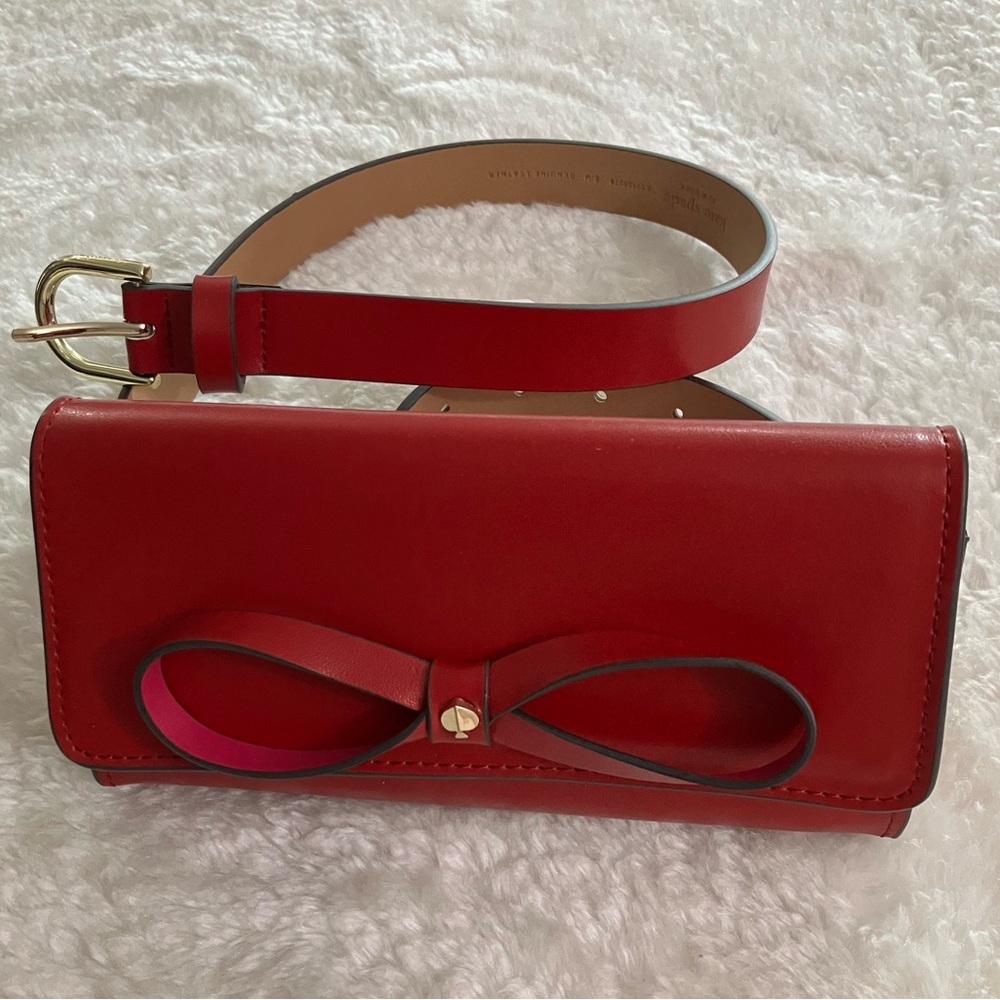 Kate Spade | Red Hot Leather Belt Bag - Picture 4 of 16